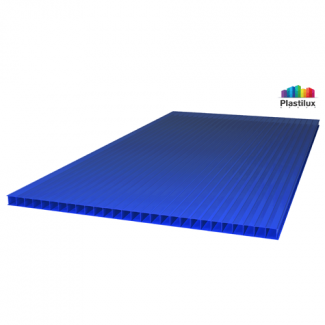 Сотовый поликарбонат POLYNEX, цвет синий, размер 2100x6000 мм, толщина 8 мм