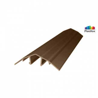 Профиль для поликарбоната ROYALPLAST HCP-U крышка бронза-серая 4-10мм 6000мм
