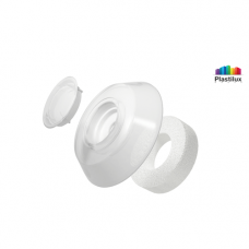 Термошайба для поликарбоната УП1000 белый-матовый D=40мм