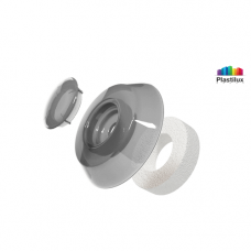 Термошайба для поликарбоната УП500 серебро D=40мм Термошайба для поликарбоната УП500 серебро D=40мм